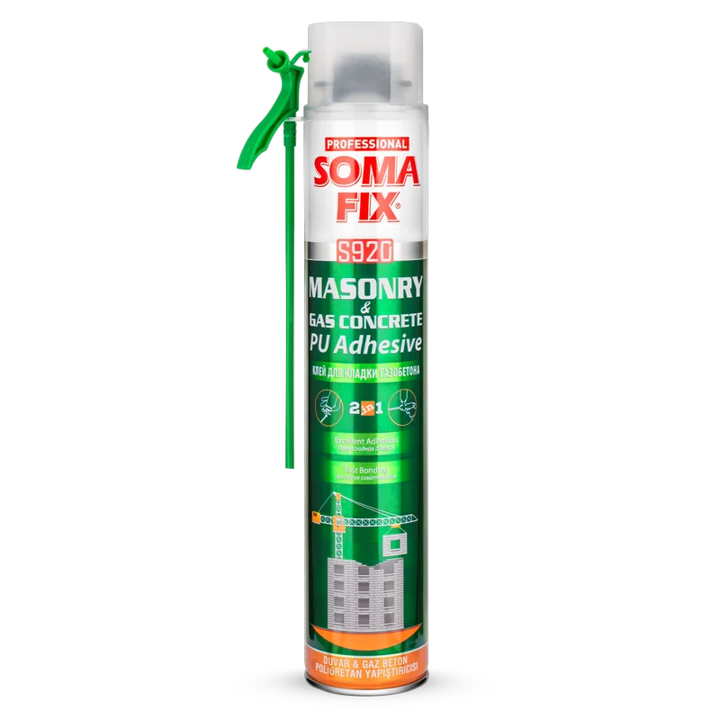 Adhesivo PU S920 para Hormigón Celular (S920) - producto profesional Soma Fix